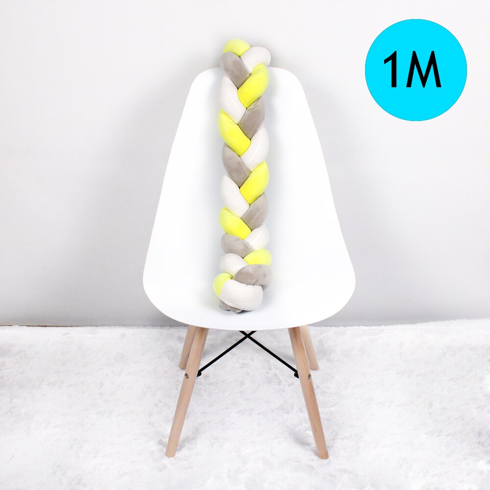 Braided Crib Bumper Baby Cushion